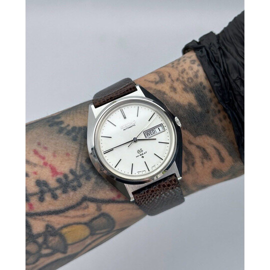 36mm • 1974 Grand Seiko Hi-Beat 56GS 5646-7o11 Automatic Watch Full Set